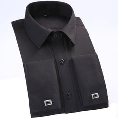 French Cuff Mens Formal Business Dress