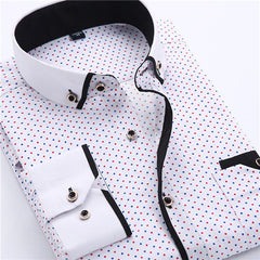 Big Size 4XL Men Dress Shirt 2016 New Arrival