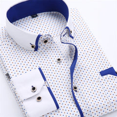 Big Size 4XL Men Dress Shirt 2016 New Arrival