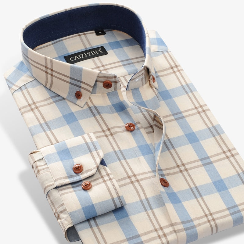 Standard-fit Button Down Gingham Shirts