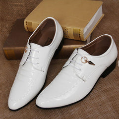 Brand Luxury Men Dress Shoes Lace-up