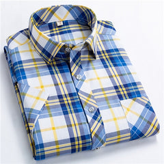 Checkered shirts for men Summer short