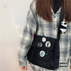 Canvas Diagonal Cross Bag Youth Fashion