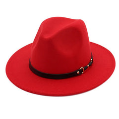 Winter Fashion Wool Fedora Hat For Women