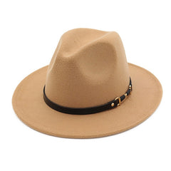 Winter Fashion Wool Fedora Hat For Women