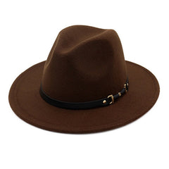 Winter Fashion Wool Fedora Hat For Women