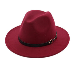 Winter Fashion Wool Fedora Hat For Women