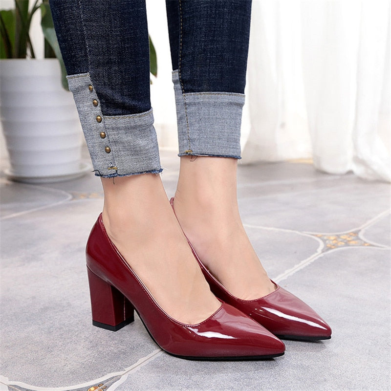 New Women Pumps Black High heels