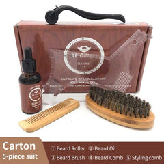 4 Pcs/Set Beard Growth Kit