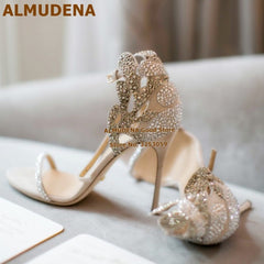 ALMUDENA Champagne Wedding Shoes