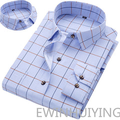 Fashion All-match Plaid Square Collar Shirts