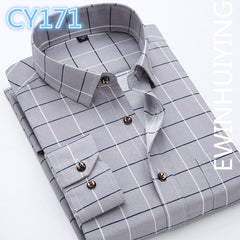 Fashion All-match Plaid Square Collar Shirts