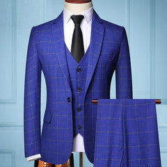 Shenrun Men 3 Pieces Suit Spring