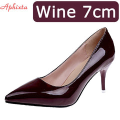 Aphixta 7cm Thin Heels Pumps Women