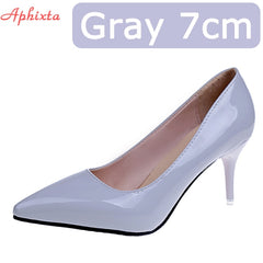 Aphixta 7cm Thin Heels Pumps Women