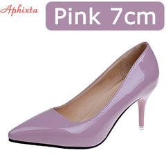 Aphixta 7cm Thin Heels Pumps Women