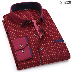 Fashion All-match Plaid Square Collar Shirts