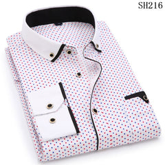 Fashion All-match Plaid Square Collar Shirts