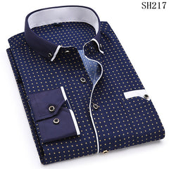 Fashion All-match Plaid Square Collar Shirts