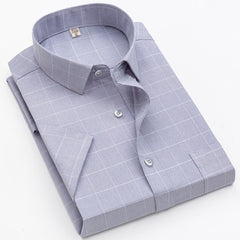 Checkered shirts for men Summer short