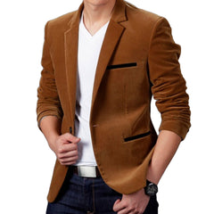 Luxury Men Blazer New 2021 Autumn Fashion Brand