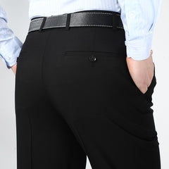 Double Pleated Classic Dress Pants Trousers