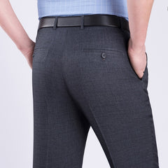 Double Pleated Classic Dress Pants Trousers