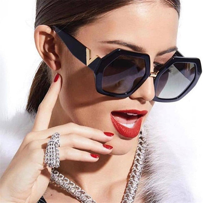 Brand Classic Vintage Square Sunglasses Women