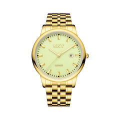 Golden Couple Luminous Quartz Watches Men Women