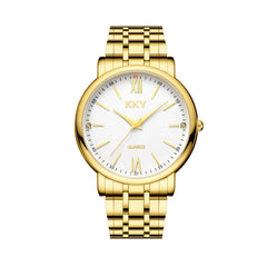 Golden Couple Luminous Quartz Watches Men Women