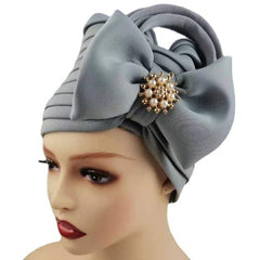 African Turbans Auto Gele Women Hat