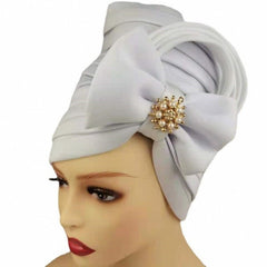 African Turbans Auto Gele Women Hat