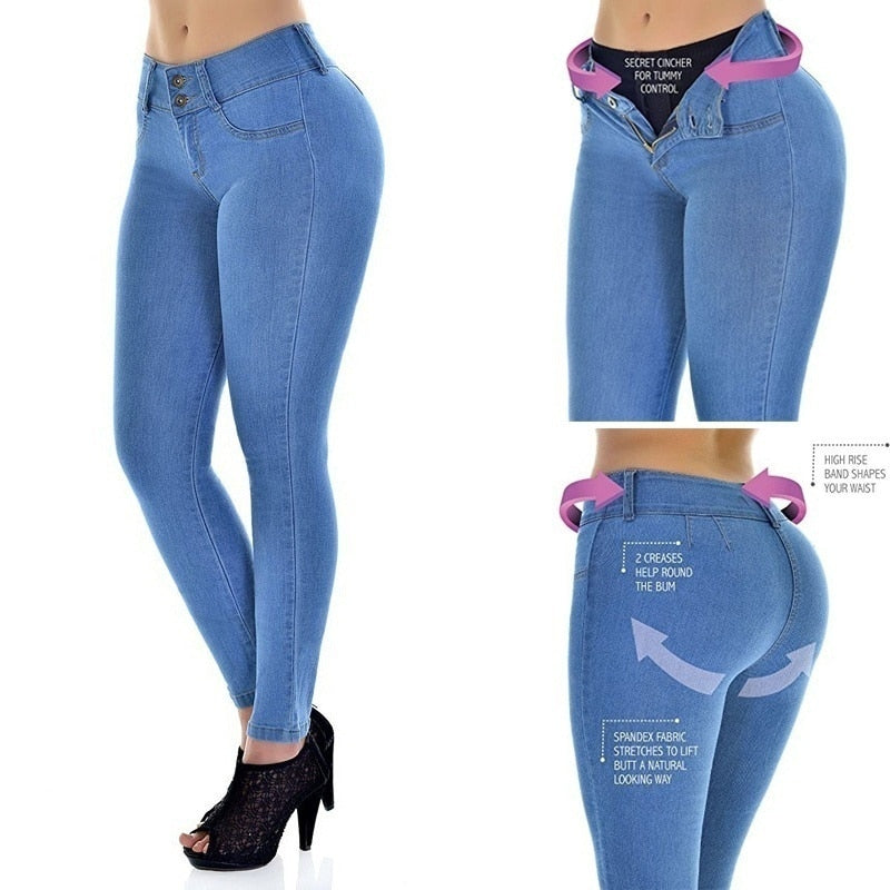 New Plus Size Jeans Woman  Skinny