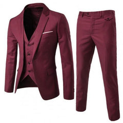 Men Spring 2 Pieces Classic Blazers