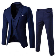 Men Spring 2 Pieces Classic Blazers