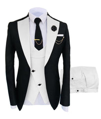 New Costume  Suit Groomsmen Regular Fit Tuxedo 3 Peice Set