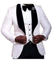 Slim Fit Groomsmen One Button Groom Tuxedos