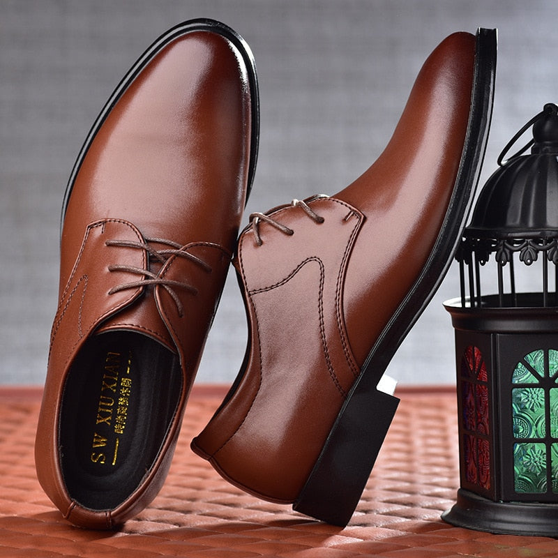 Men Leather Shoes Business Dress