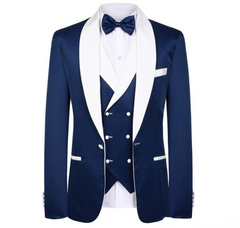 Slim Fit Groomsmen One Button Groom Tuxedos