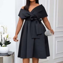 High Quality Women Dress Bow