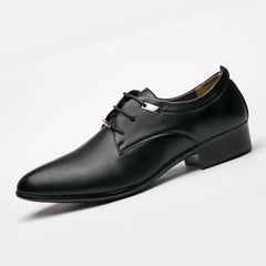 Italian Black Formal Shoes Men Loafers Wedding Dress