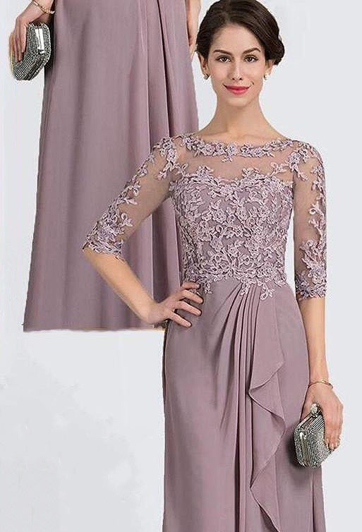 Elegant Lace Mother of the Bride Dress