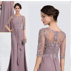 Elegant Lace Mother of the Bride Dress