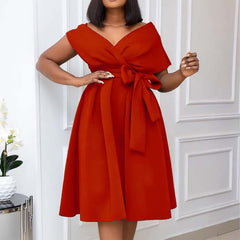 High Quality Women Dress Bow