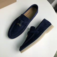 Genuine Leather Kid suede Women Flat