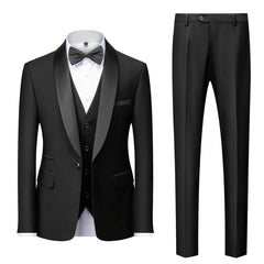 Men Mariage Color Block Collar Suits t