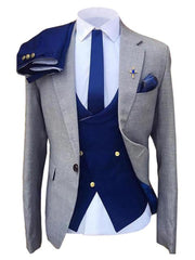 2022 New Fashion Suit For Man Gray Blazer