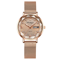 Luxury Rose Gold Watch Women Bracelet Watches