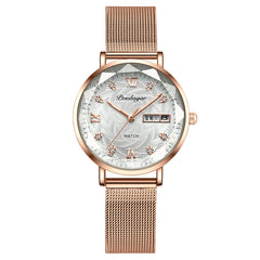 Luxury Rose Gold Watch Women Bracelet Watches