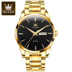 OLEVS Famous Brand Gold Luxury Men Watches